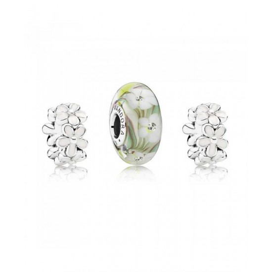 Pandora Charm-Forever Floral Jewelry