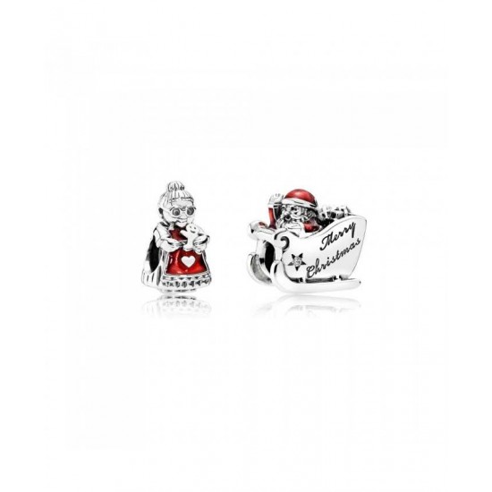 Pandora Charm-Mr And Mrs Claus Jewelry