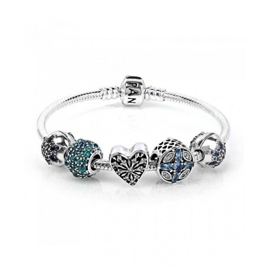 Pandora Bracelet-Frosted Patterns Complete Jewelry