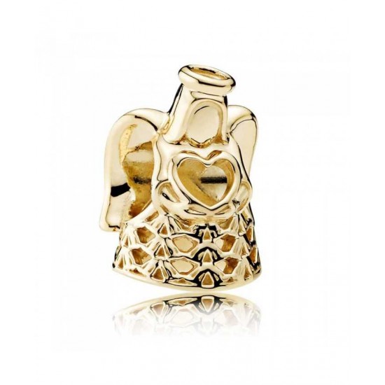 Pandora Charm-14ct Gold Golden Angel Jewelry