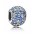 Pandora Charm-Silver Sky Mosaic Blue Cubic Zirconia Jewelry