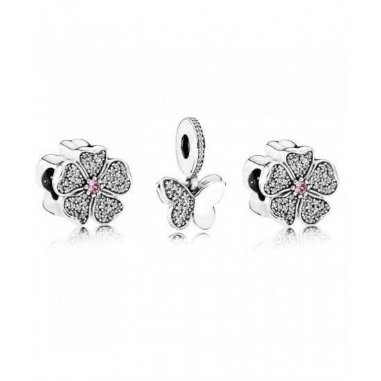 Pandora Charm-Butterfly Blossom Jewelry
