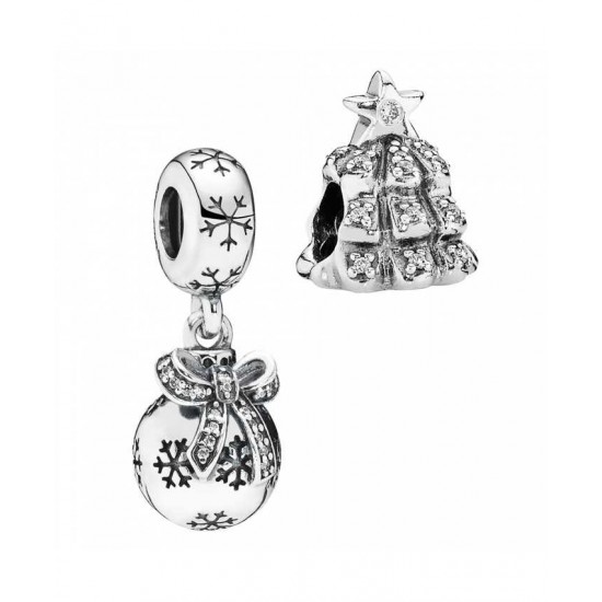 Pandora Charm-Silver Christmas Decorations Jewelry
