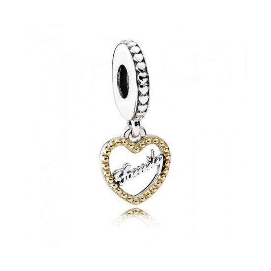 Pandora Charm-Silver 14ct Gold Loving Family Jewelry