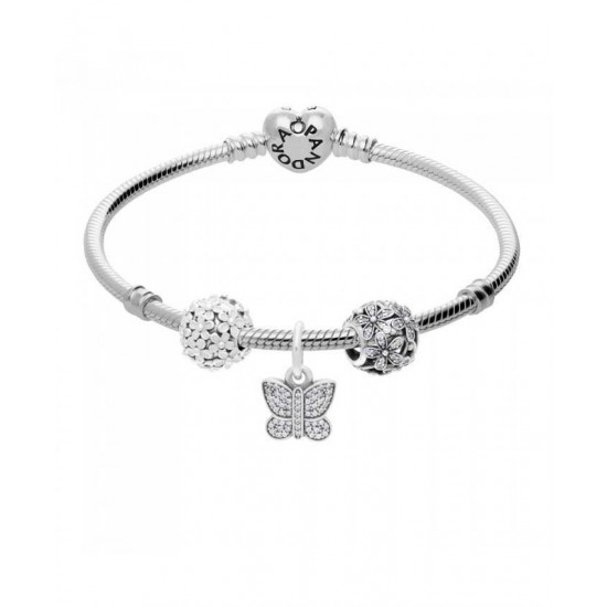Pandora Bracelet-Soft Petals Complete Jewelry