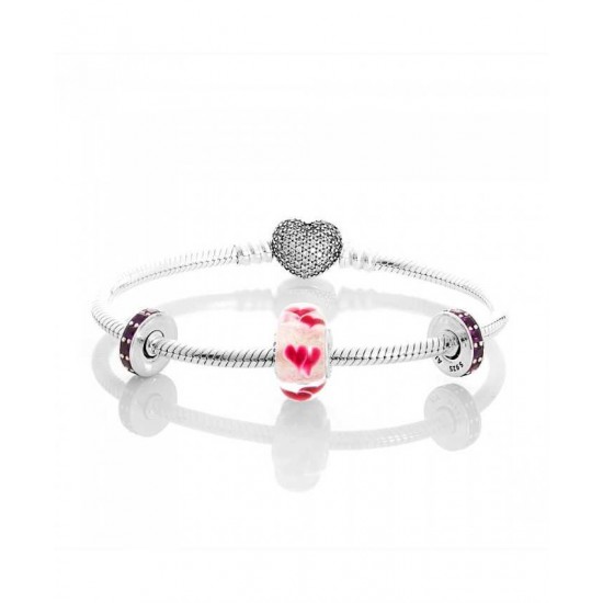 Pandora Bracelet-Wild Hearts Complete Jewelry