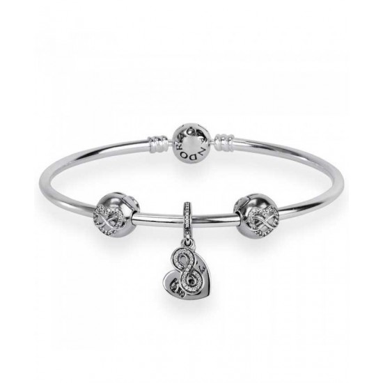 Pandora Bracelet-Forever Friends Complete Bangle Jewelry