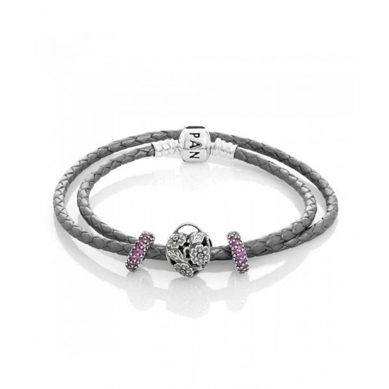 Pandora Bracelet-Floral Heart Complete Jewelry