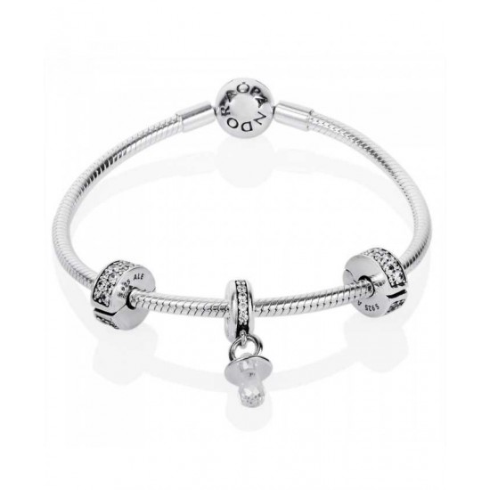 Pandora Bracelet-Baby Christening Complete Jewelry