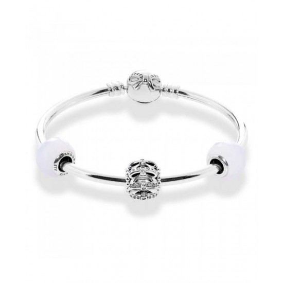 Pandora Bracelet-Dainty Bow Complete Bangle Jewelry