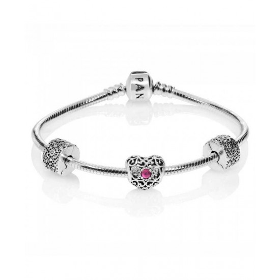 Pandora Bracelet-July Birthstone Complete Jewelry