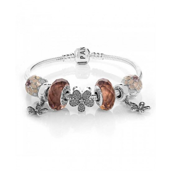 Pandora Bracelet-Poetic Blooms Complete Jewelry
