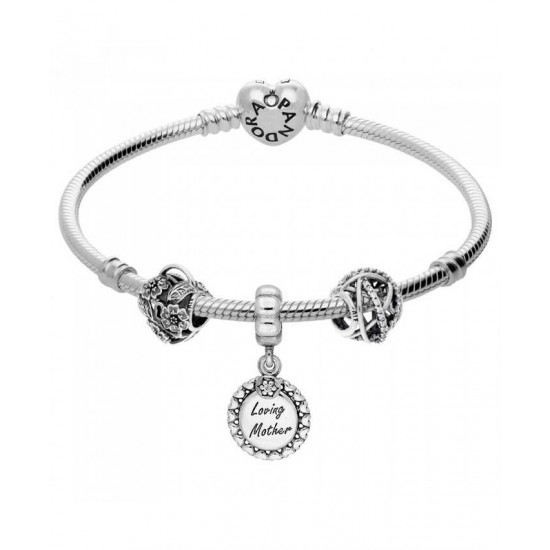 Pandora Bracelet-Loving Mother Complete Jewelry