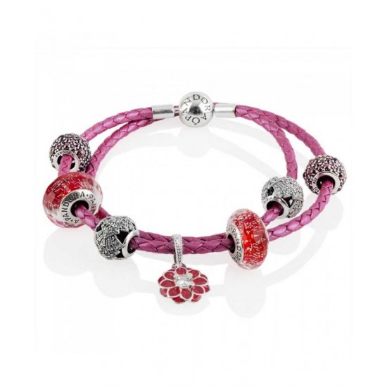 Pandora Bracelet-Oriental Blossom Complete Jewelry