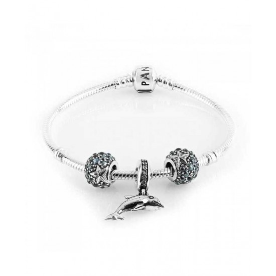 Pandora Bracelet-Playful Dolphin Complete Jewelry
