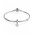 Pandora Bracelet-Silver Cubic Zirconia Cross Complete Jewelry