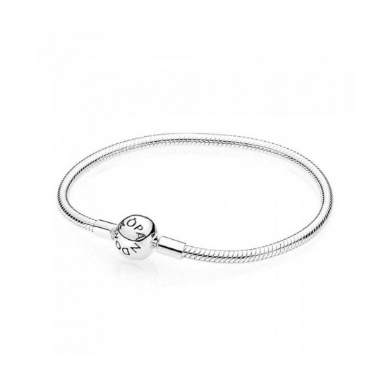 Pandora Bracelet-Silver Moments Smooth Jewelry