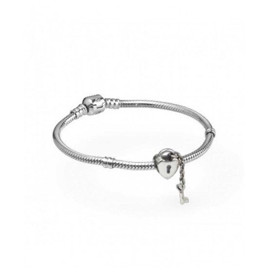Pandora Bracelet-Silver Secret Lover Complete Jewelry