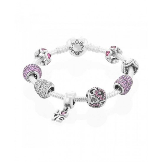Pandora Bracelet-Valentines Complete Jewelry