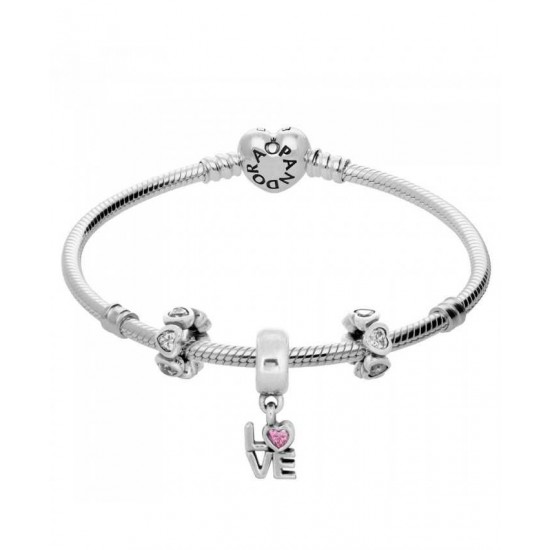 Pandora Bracelet-Sweet Love Complete Jewelry