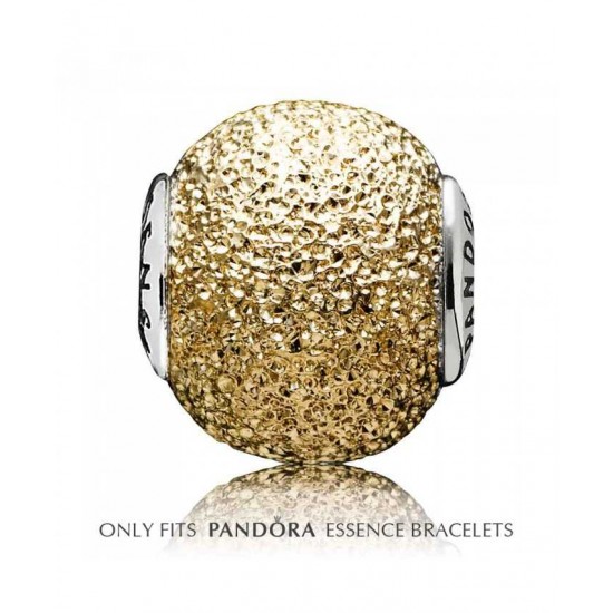 Pandora Charm-Essence Silver 14ct Gold Sensitivity Jewelry