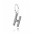 Pandora Charm-Sparkling Alphabet H Pendant Jewelry