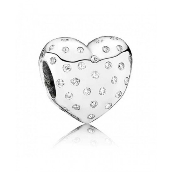 Pandora Charm-British Heart Foundation Cubic Zirconia Heart Jewelry