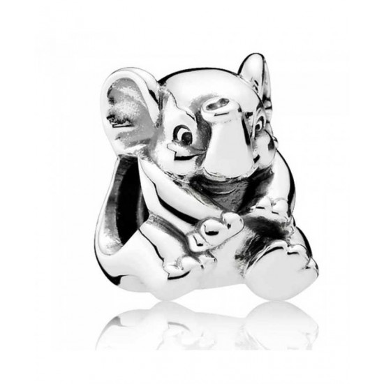 Pandora Charm-Oriental Bloom Lucky Elephant Sterling Silver Jewelry
