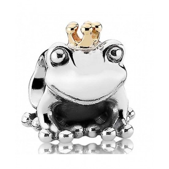 Pandora Charm-Silver 14ct Frog Prince Jewelry