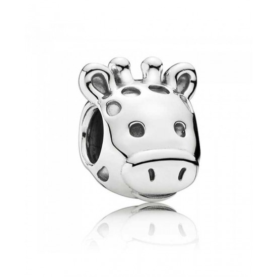 Pandora Charm-Silver Gorgeous Giraffe Jewelry