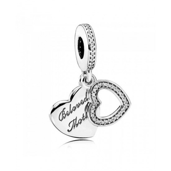 Pandora Charm-Silver Beloved Mother Pendant Jewelry