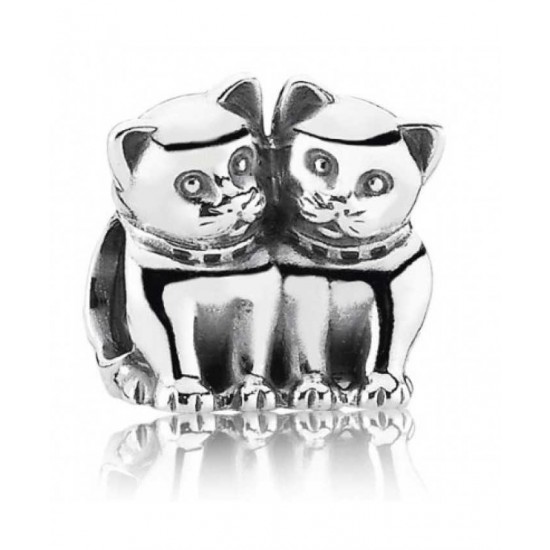 Pandora Charm-Silver Cats Jewelry