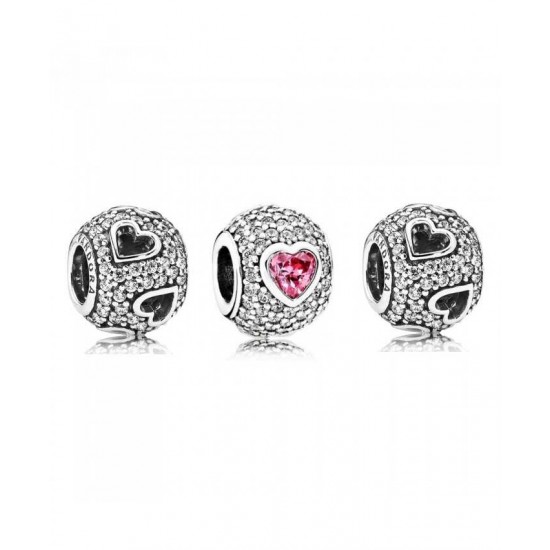 Pandora Charm-Captivated By Love Jewelry