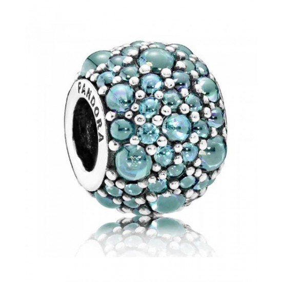 Pandora Charm-Oceanic Teal ShimmeRing Jewelry