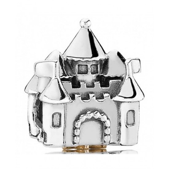 Pandora Charm-Silver 14ct Fairytale Castle Jewelry
