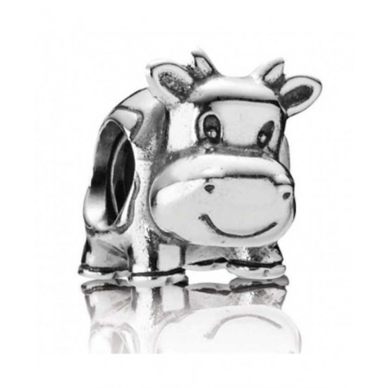 Pandora Charm-Silver Cow Bead Jewelry
