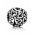 Pandora Charm-Andora Silver Open Work Heart Bead Jewelry