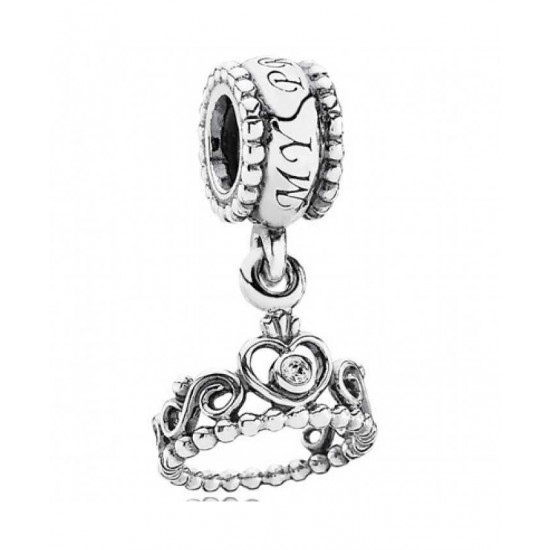 Pandora Charm-Silver Cz Tiara Dropper Jewelry