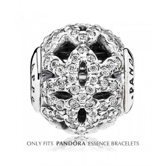 Pandora Charm-Essence Silver Cubic Zirconia Appreciation Jewelry