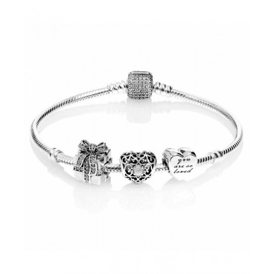 Pandora Bracelet-Sparkling June Birthstone Complete Jewelry