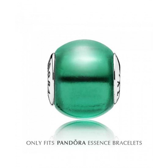 Pandora Charm-Essence Silver Green Cubic Zirconia Creativity Jewelry