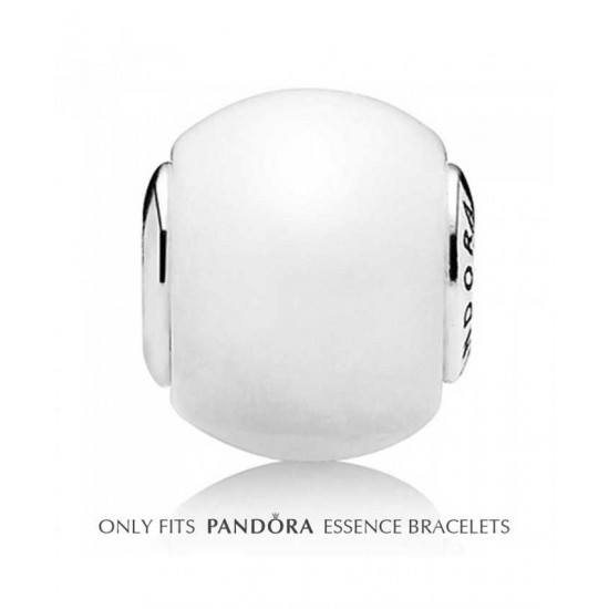 Pandora Bead-Essence Silver Milky Quartz Hope Jewelry