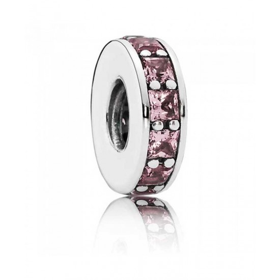 Pandora Spacer-Silver Blush Pink Eternity Jewelry