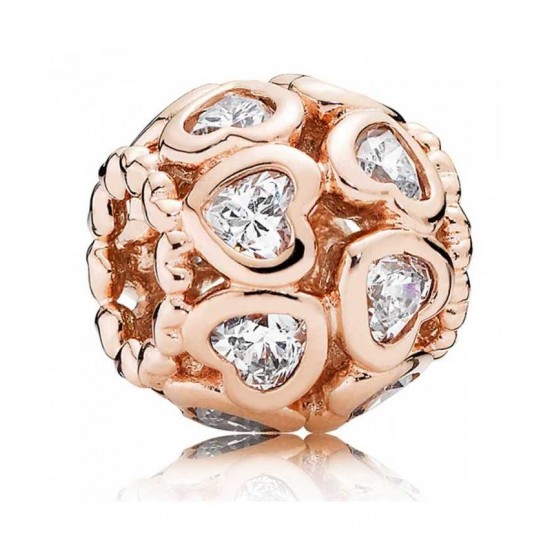 Pandora Charm-Rose Love Bonds Jewelry