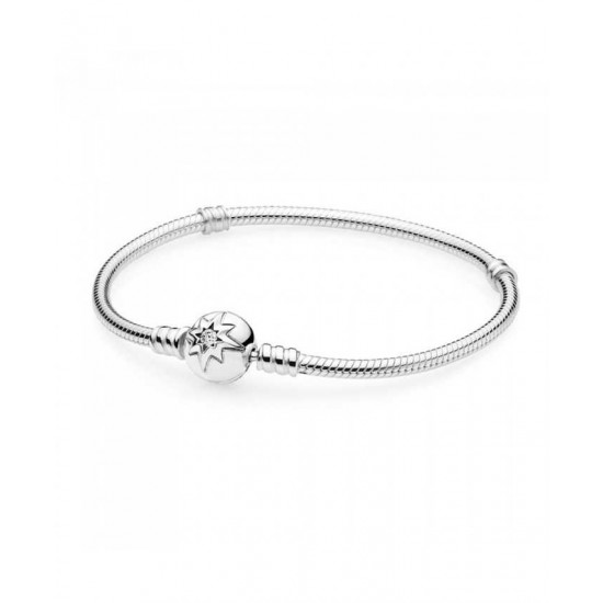 Pandora Bracelet-Silver Cubic Zirconia Starry Sky Jewelry