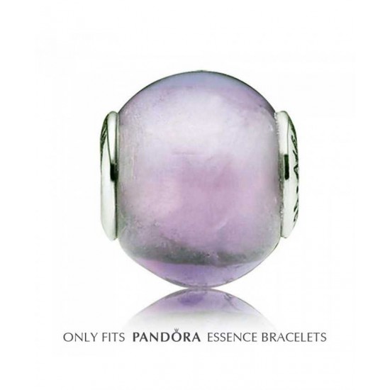 Pandora Bead-Essence Synthetic Amethyst Faith Jewelry