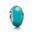 Pandora Bead-Silver Teal Faceted Murano Glass Jewelry