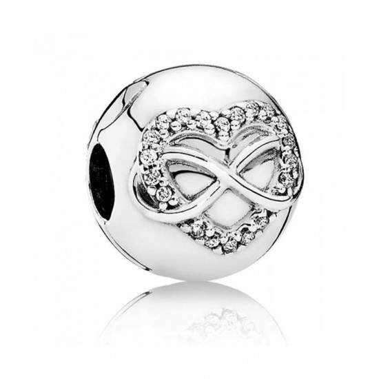 Pandora Clip-Silver Infinity Heart Jewelry