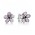 Pandora Earring-Silver Cherry Blossom Flower Studs Jewelry