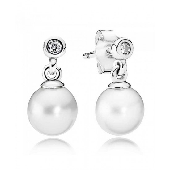 Pandora Earring-Silver Luminous Elegance Jewelry